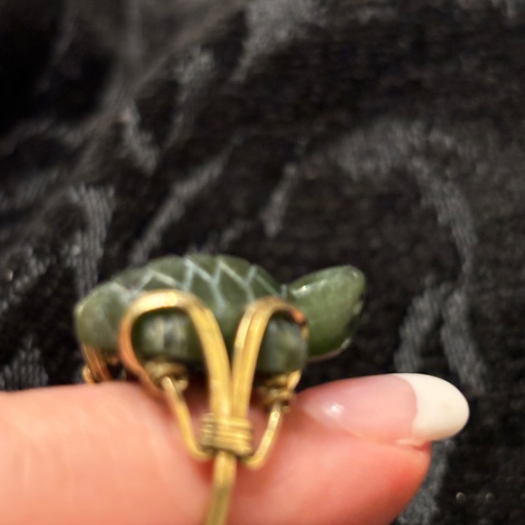 NWOT “ SALE” JADE TURTLE RING - Picture 6 of 11